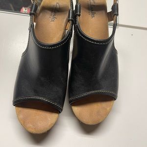 Clarks original wedges. Looks great with denim and casual dresses.